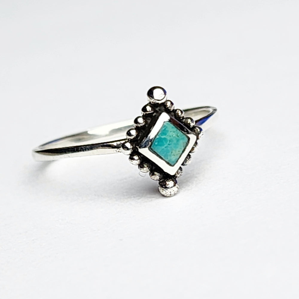 Diamond Turquoise Ring