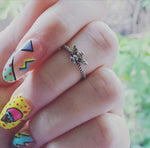 Silver Bee Ring