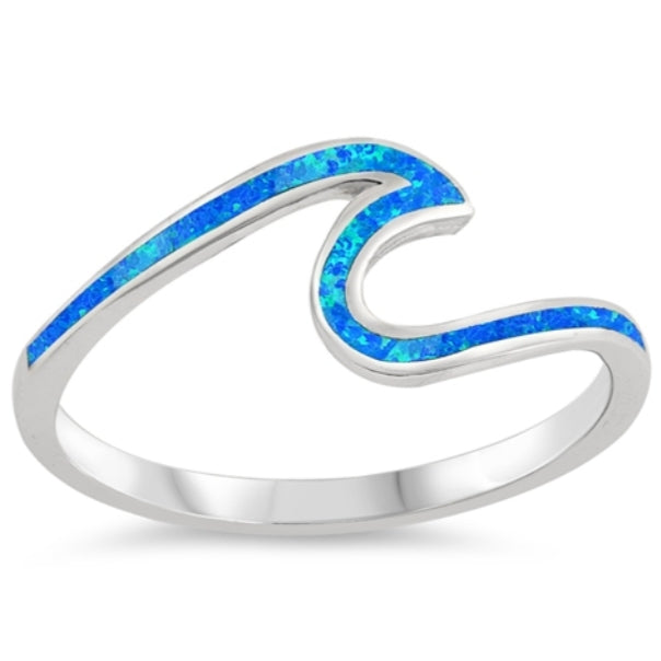 Blue Opal Wave
