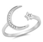 Star & Moon Ring