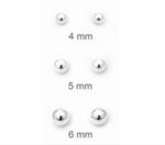 Silver Ball Studs