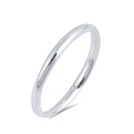 2MM Sterling Silver Band